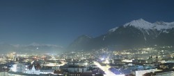 Archiv Foto Webcam Panoramablick - Innsbruck 23:00