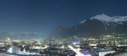 Archiv Foto Webcam Panoramablick - Innsbruck 01:00