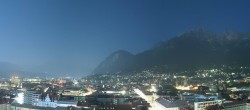 Archiv Foto Webcam Panoramablick - Innsbruck 01:00