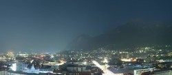 Archiv Foto Webcam Panoramablick - Innsbruck 01:00
