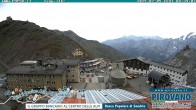 Archived image Webcam Passo Stelvio, Albergo Quarto Pirovano 09:00