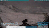 Archiv Foto Webcam Passhöhe Stilfserjoch, Valle del Braulio 03:00