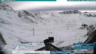 Archiv Foto Webcam Passhöhe Stilfserjoch, Valle del Braulio 09:00