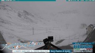 Archiv Foto Webcam Passhöhe Stilfserjoch, Valle del Braulio 19:00