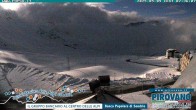 Archiv Foto Webcam Passhöhe Stilfserjoch, Valle del Braulio 01:00