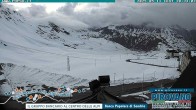 Archiv Foto Webcam Passhöhe Stilfserjoch, Valle del Braulio 19:00
