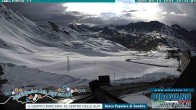 Archiv Foto Webcam Passhöhe Stilfserjoch, Valle del Braulio 17:00