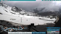 Archiv Foto Webcam Passhöhe Stilfserjoch, Valle del Braulio 05:00