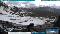 Archiv Foto Webcam Passhöhe Stilfserjoch, Valle del Braulio 17:00