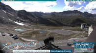 Archiv Foto Webcam Passhöhe Stilfserjoch, Valle del Braulio 15:00