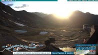 Archiv Foto Webcam Passhöhe Stilfserjoch, Valle del Braulio 19:00