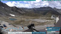 Archiv Foto Webcam Passhöhe Stilfserjoch, Valle del Braulio 13:00
