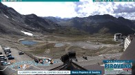Archiv Foto Webcam Passhöhe Stilfserjoch, Valle del Braulio 15:00