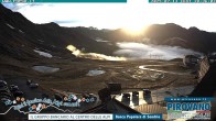 Archiv Foto Webcam Passhöhe Stilfserjoch, Valle del Braulio 19:00