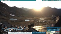 Archiv Foto Webcam Passhöhe Stilfserjoch, Valle del Braulio 19:00