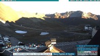 Archiv Foto Webcam Passhöhe Stilfserjoch, Valle del Braulio 05:00