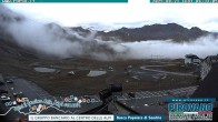 Archiv Foto Webcam Passhöhe Stilfserjoch, Valle del Braulio 05:00