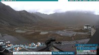 Archiv Foto Webcam Passhöhe Stilfserjoch, Valle del Braulio 09:00