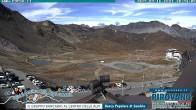 Archiv Foto Webcam Passhöhe Stilfserjoch, Valle del Braulio 09:00