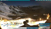 Archiv Foto Webcam Passhöhe Stilfserjoch, Valle del Braulio 23:00