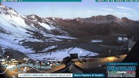 Archiv Foto Webcam Passhöhe Stilfserjoch, Valle del Braulio 06:00
