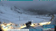 Archiv Foto Webcam Passhöhe Stilfserjoch, Valle del Braulio 05:00