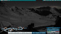 Archiv Foto Webcam Passhöhe Stilfserjoch, Valle del Braulio 04:00