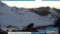 Archiv Foto Webcam Passhöhe Stilfserjoch, Valle del Braulio 06:00