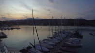 Archiv Foto Webcam Bootswerft Schmalzl - Wörthersee 19:00