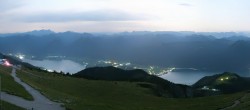 Archiv Foto Webcam Panoramablick Schafberg 23:00