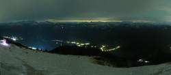 Archived image Webcam Panoramic View, Mount Schafberg 01:00