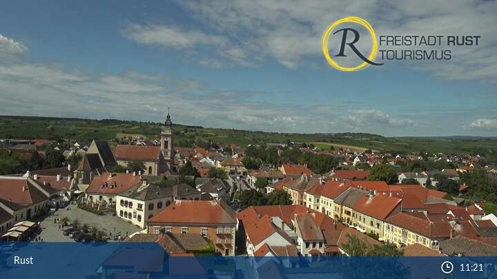 Webcam Rust am Neusiedler See • Neusiedler See • Panorama