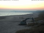 Archiv Foto Webcam Usedom: Zinnowitz/Trassenheide Ostseestrand 06:00