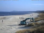 Archiv Foto Webcam Usedom: Zinnowitz/Trassenheide Ostseestrand 13:00