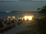 Archiv Foto Webcam Usedom: Zinnowitz/Trassenheide Ostseestrand 23:00