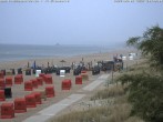 Archiv Foto Webcam Usedom: Zinnowitz/Trassenheide Ostseestrand 19:00