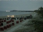 Archiv Foto Webcam Usedom: Zinnowitz/Trassenheide Ostseestrand 21:00