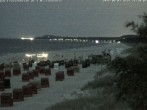 Archiv Foto Webcam Usedom: Zinnowitz/Trassenheide Ostseestrand 23:00