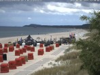 Archived image Webcam Beach of Zinnowitz/Trassenheide at the Baltic Sea 11:00