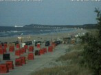 Archiv Foto Webcam Usedom: Zinnowitz/Trassenheide Ostseestrand 23:00