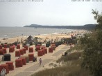Archiv Foto Webcam Usedom: Zinnowitz/Trassenheide Ostseestrand 11:00