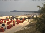 Archived image Webcam Beach of Zinnowitz/Trassenheide at the Baltic Sea 13:00