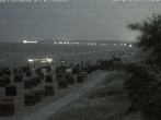 Archiv Foto Webcam Usedom: Zinnowitz/Trassenheide Ostseestrand 23:00