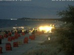 Archiv Foto Webcam Usedom: Zinnowitz/Trassenheide Ostseestrand 23:00