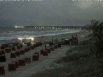 Archived image Webcam Beach of Zinnowitz/Trassenheide at the Baltic Sea 23:00