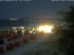 Archiv Foto Webcam Usedom: Zinnowitz/Trassenheide Ostseestrand 23:00