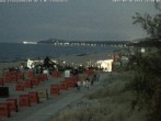 Archiv Foto Webcam Usedom: Zinnowitz/Trassenheide Ostseestrand 23:00