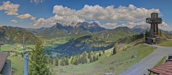 Archiv Foto Webcam Jakobskreuz im Pillerseetal 13:00