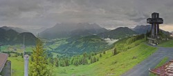 Archiv Foto Webcam Jakobskreuz im Pillerseetal 19:00