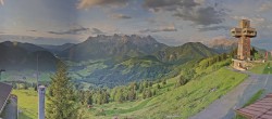 Archiv Foto Webcam Jakobskreuz im Pillerseetal 19:00